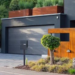 Boite à colis Eclipse 1 porte gris anthracite mat RAL 7016 M