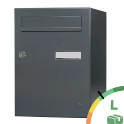 Boite à colis Eclipse 1 porte gris anthracite mat RAL 7016 M