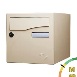Boite aux lettres Préface 1 porte Ivoire brillant RAL 1015B