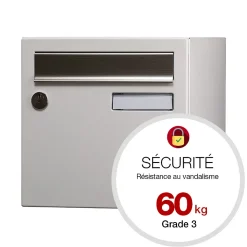 Boite aux lettres Allure 1 porte blanc 9016M