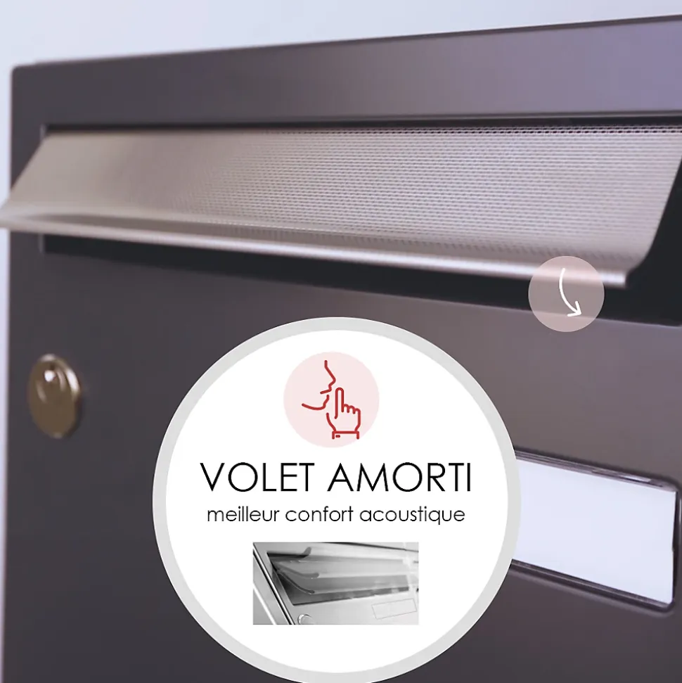 Boite aux lettres Allure 1 porte blanc 9016M