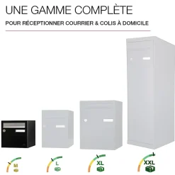 Boite aux lettres Allure 2 portes noir 9005M