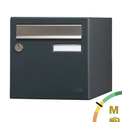 Boite aux lettres Allure 2 portes gris anthracite 7016M