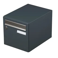 Boite aux lettres Allure 1 porte gris anthracite 7016M