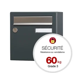 Boite aux lettres Allure Compact gris anthracite 7016M