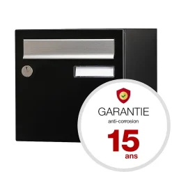 Boite aux lettres Allure 1 porte noir 9005M