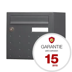 Boite aux lettres CubYsm 2 portes Gris anthracite 7016M