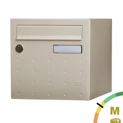Boite aux lettres CubYsm 2 portes Ivoire 1015B