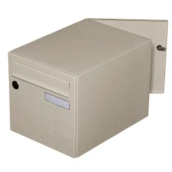 Boite aux lettres CubYsm 2 portes Ivoire 1015B