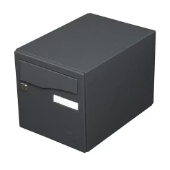 Boite aux lettres Préface 1 porte Noir Sablé RAL 2100 MS