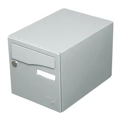 Boite aux lettres Préface 1 porte Gris polaire mat RAL 9006 M