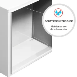 Boite aux lettres Préface compact Blanc brillant RAL 9016B