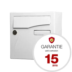 Boite aux lettres Préface compact Blanc brillant RAL 9016B