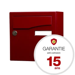 Boite aux lettres Préface compact Rouge pourpre brillant 3004B