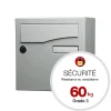 Boite aux lettres Préface compact Gris polaire mat RAL 9006 M