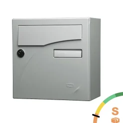 Boite aux lettres Préface compact Gris polaire mat RAL 9006 M