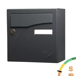 Boite aux lettres Préface compact Noir Sablé RAL 2100 MS