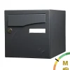 Boite aux lettres Préface 2 portes Noir Sablé RAL 2100 MS