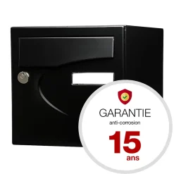 Boite aux lettres Préférence 2 portes noir mat 9005M