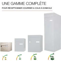 Boite aux lettres Préférence 1 porte ivoire brillant 1015B