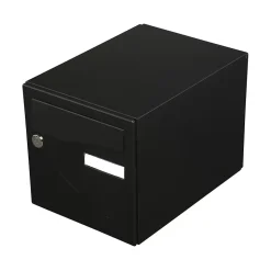 Boite aux lettres Préférence 1 porte noir mat 9005M
