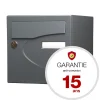 Boite aux lettres Préférence 1 porte gris anthracite mat 7016M