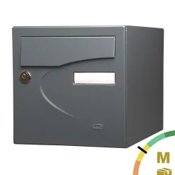 Boite aux lettres Préférence 1 porte gris anthracite mat 7016M