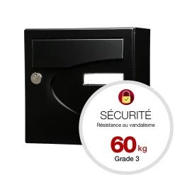 Boite aux lettres Préférence Compact noir mat 9005M