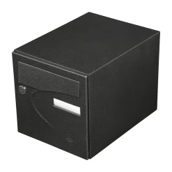 Boite aux lettres Préférence 1 porte noir décor RAL 9005 D