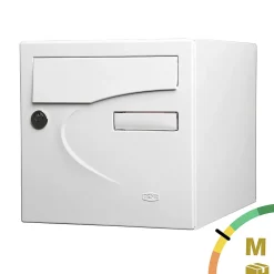 Boite aux lettres Préférence 2 portes blanc brillant 9016B