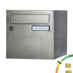 Boite aux lettres Rivage 1 porte inox brossé