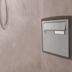 Boite aux lettres Rivage 2 portes inox brossé