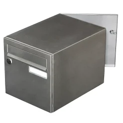 Boite aux lettres Rivage 2 portes inox brossé