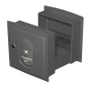 Boite aux lettres Soléa à encastrer 2 portes Gris anthracite REN 0206 MS