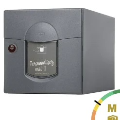 Boite aux lettres Soléa 1 porte Gris anthracite aspect sablé REN 0206MS