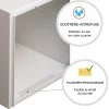 Boite aux lettres Soléa 1 porte Ton pierre aspect sablé RAL 1013MS