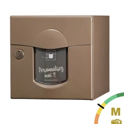 Boite aux lettres Soléa 2 portes taupe RAL 7006 B