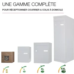 Boite aux lettres Soléa 1 porte Taupe RAL 7006 B