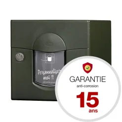 Boite aux lettres Soléa 2 portes vert RAL 6007 MS