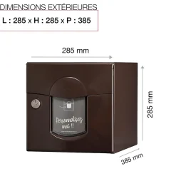 Boite aux lettres Soléa 1 porte Brun RAL 8019 B