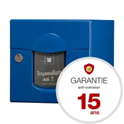 Boite aux lettres Soléa 2 portes bleu 5010 B