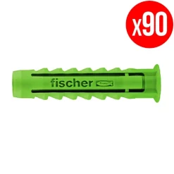 Boite De 90 Chevilles À Expansion Fischer Sx - Vert
