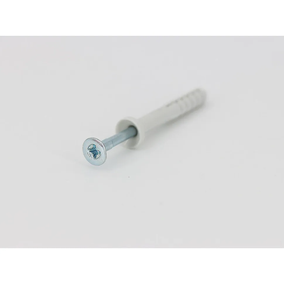Boite de 100 chevilles à frapper polyamide 6X45mm