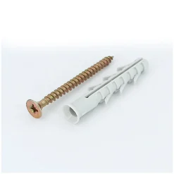 Boite de 50 chevilles Nylon Polyamide avec vis 8x60mm