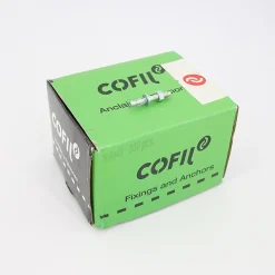 Boite de 200 Goujons d'ancrage métallique M.6x45mm