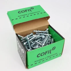 Boite de 100 Goujons d'ancrage métallique M.8x75mm