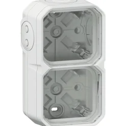 Boitier étanche saillie - Plexo - LEGRAND - 2 postes - 4 embouts