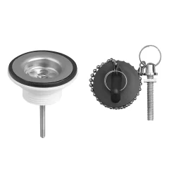 Bonde à bouchon pour vasque ø46 mm Wirquin