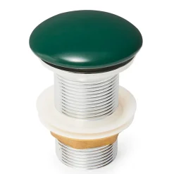 Bonde à écoulement libre Infinitio 5/4 " sans trop plein pour lavabos et vasques, vert foncé mat (PZATKADGEM)