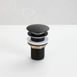 Bonde clic-clac - Push System - Coloris Noir mat